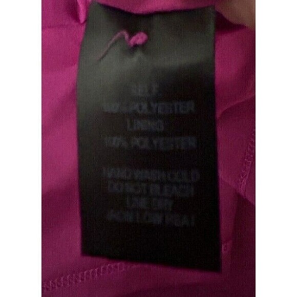 Lulus Love of Mine Magenta Pink Halter Swing Dress Pockets M - Picture 9 of 10